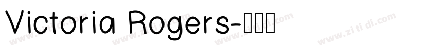 Victoria Rogers字体转换